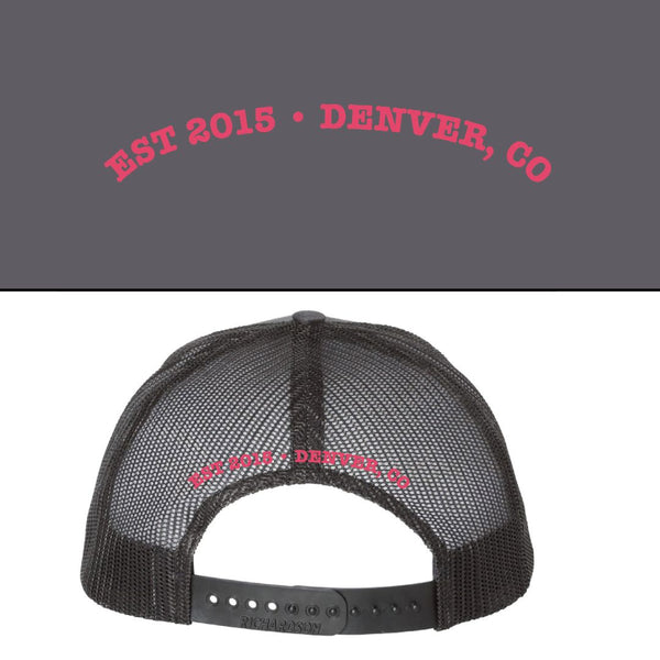 DFP Mesh Trucker Hat - Charcoal/Black
